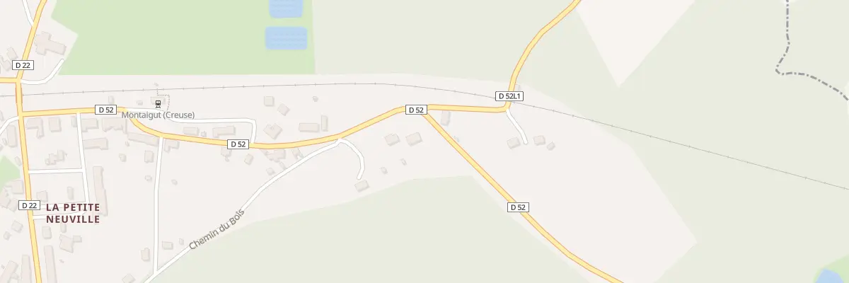 Plan du 92 Rue de la Gare à Montaigut-le-Blanc
