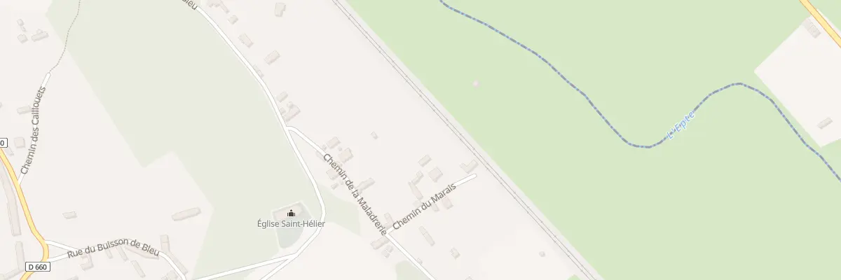 Plan du 6 Che du Marais à Amécourt