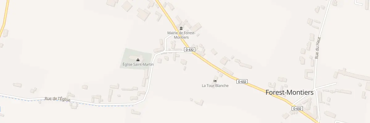 Plan du 1 Rue de l’Eglise à Forest-Montiers