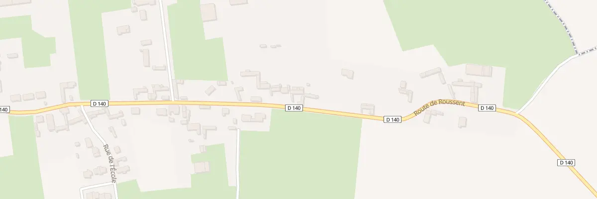 Plan du 39 Rte de Roussent à Lépine