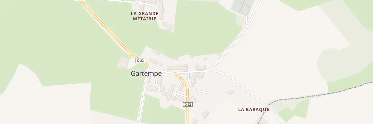 Plan du 15 Rue du Bois Sergent à Gartempe
