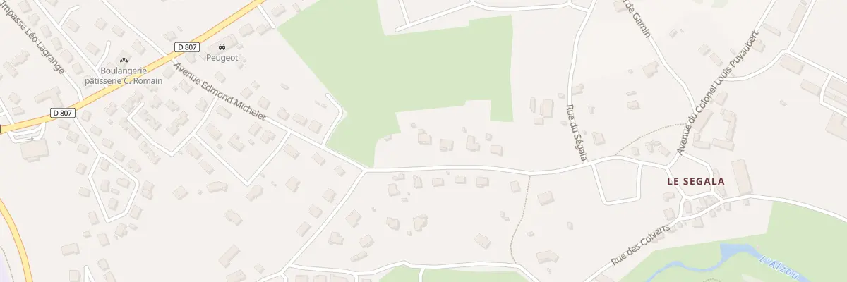 Plan du 65 Av Colonel Louis Puyaubert à Gramat