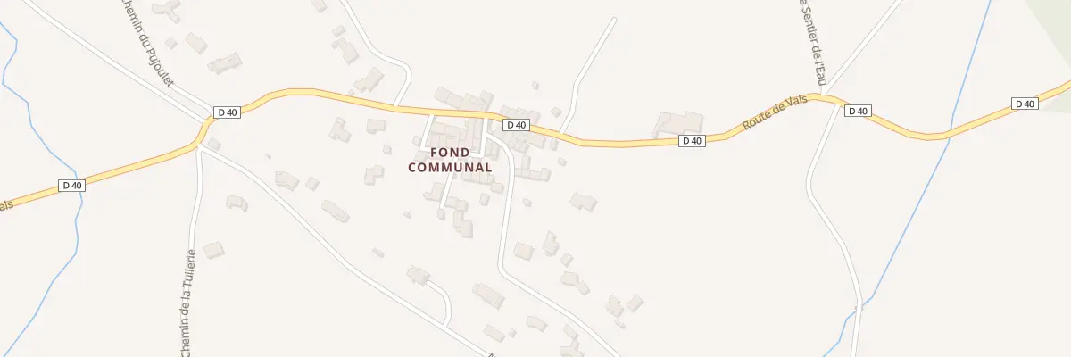 Plan du 9 Rue du Mas aux Pujols