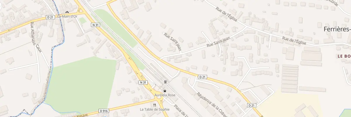 Plan du 5206 Rue Saint-Jean à Ferrières-en-Bray