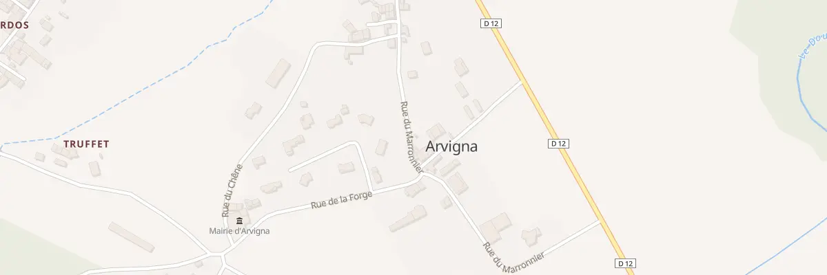 Plan du 78A Languit à Arvigna