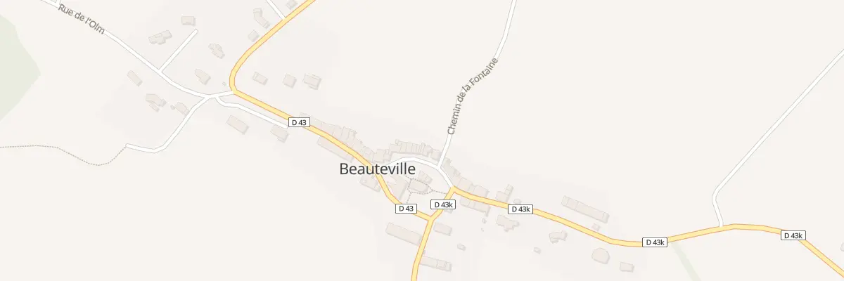 Plan du 19 Le Village à Beauteville