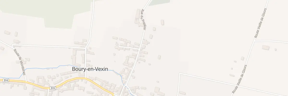 Plan du 15 Rue du Pressoir à Boury-en-Vexin