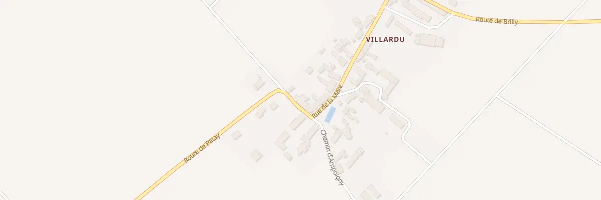 Plan du 40 Villardu à Coinces
