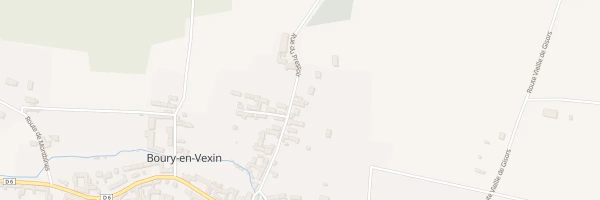 Plan du 19 Rue du Pressoir à Boury-en-Vexin