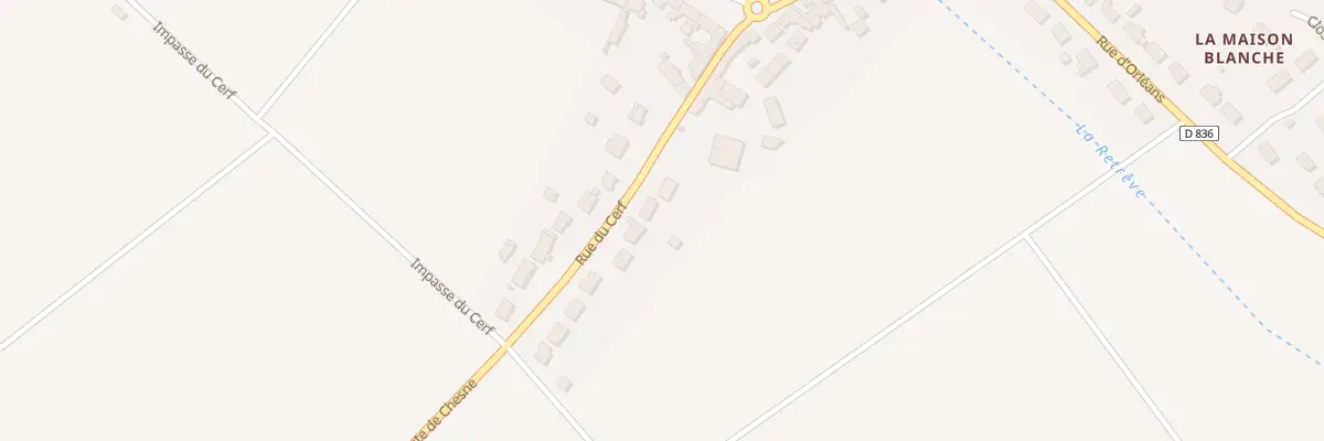 Plan du 5 Rue du Cerf à Coinces