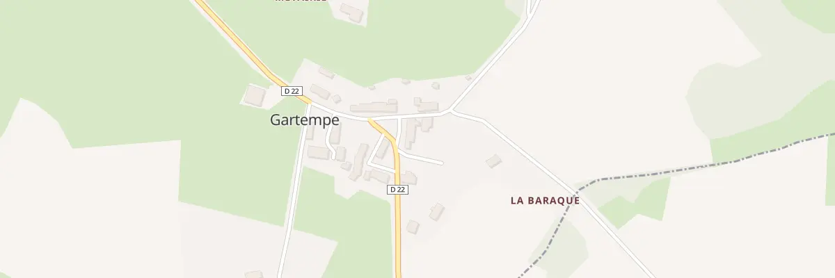 Plan du 5 Rue du Presbytère à Gartempe