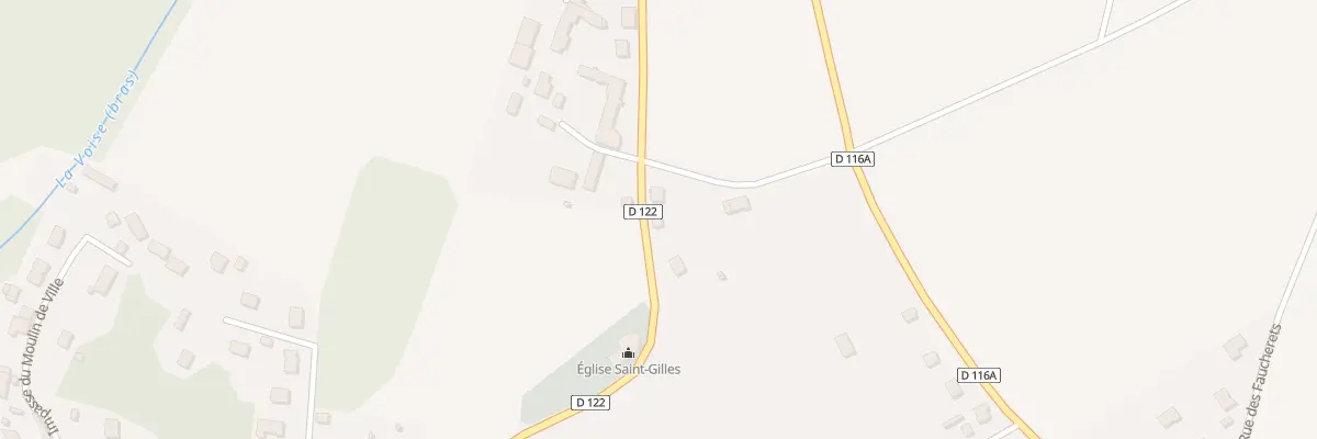 Plan du 3 Rue de l’Eglise à Levainville