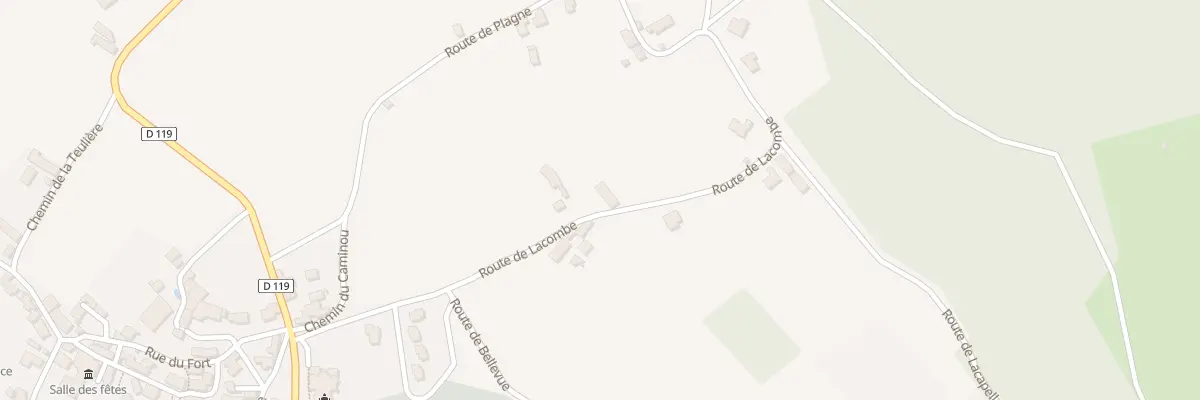 Plan du 5337 Lacombe à Bétaille