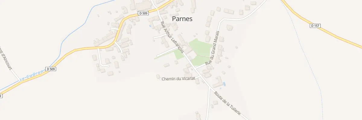 Plan du 14 Rue Arthur Lefrançois à Parnes