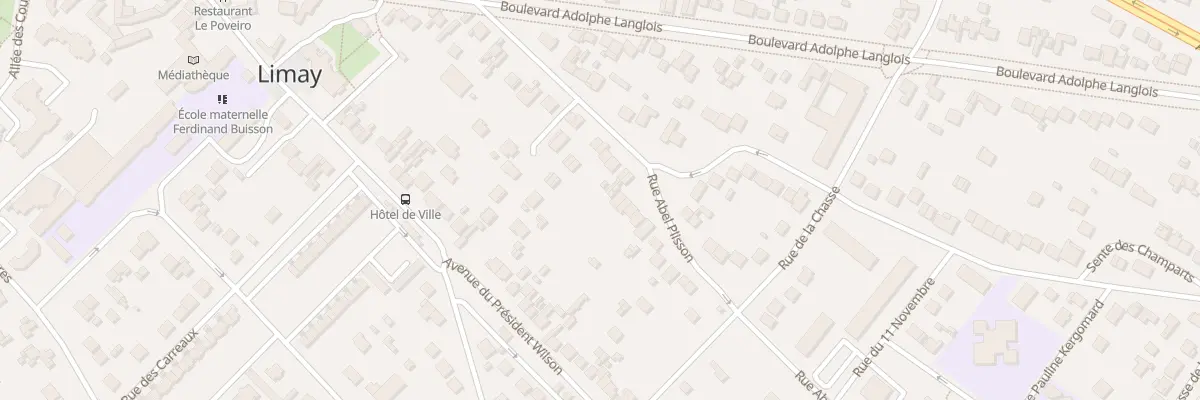 Plan du 36 Rue Abel Plisson à Limay