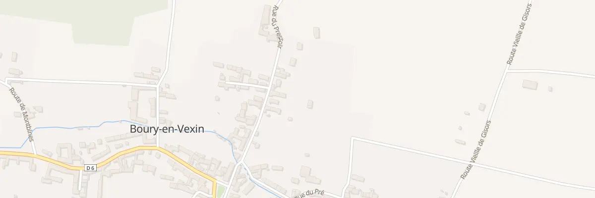 Plan du 11 Rue du Pressoir à Boury-en-Vexin