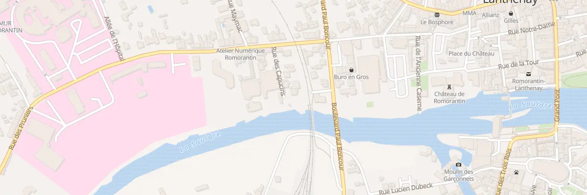 Plan du 29F Rue des Capucins à Romorantin-Lanthenay