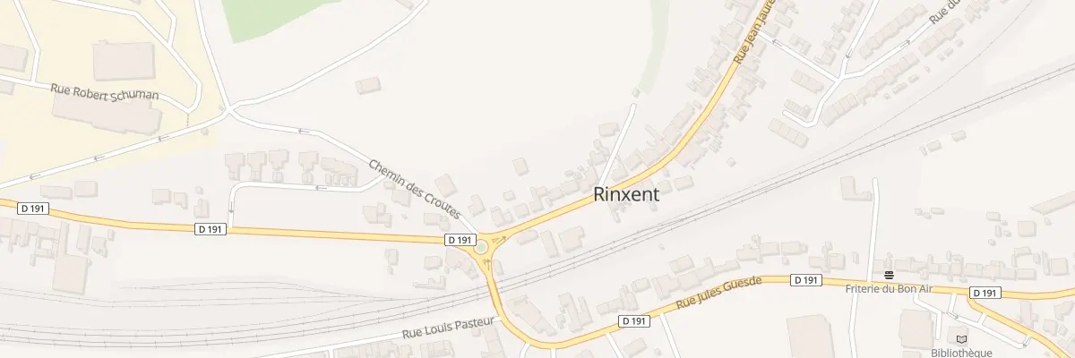 Plan du 11 Rue Jean Jaurès à Rinxent