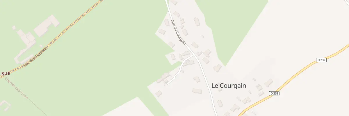 Plan du 279 Rue du Courgain à Wierre-Effroy