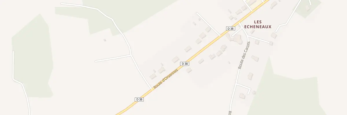 Plan du 48 Rte d’Orsennes à Cluis