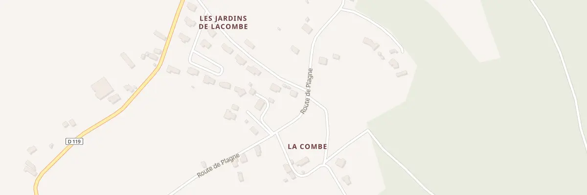 Plan du 479 Rte de Plagne à Bétaille