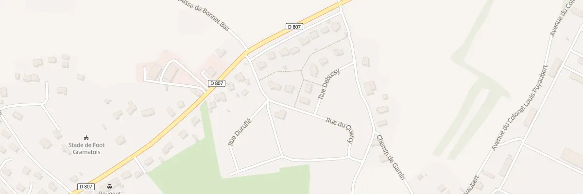 Plan du 7570F Rue du Quercy à Gramat