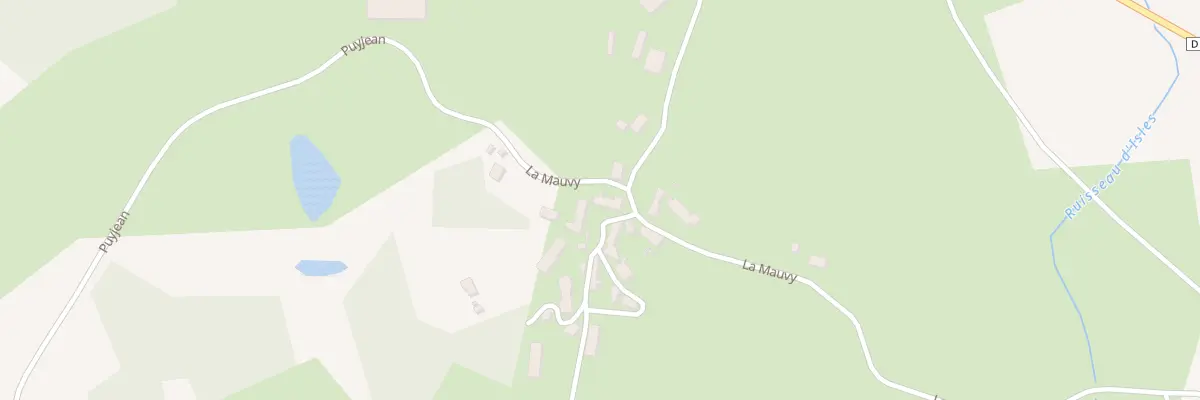 Plan du 9 La Mauvy à Bussière-Dunoise