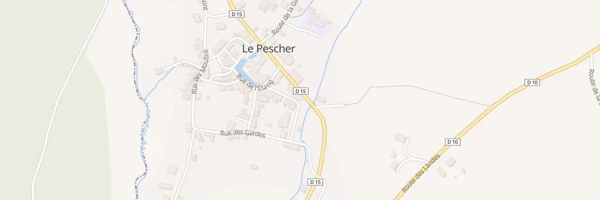 Plan du 108 Rte de Beaulieu au Pescher
