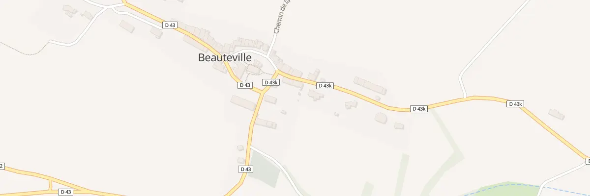 Plan du 6 Rue du Levant à Beauteville