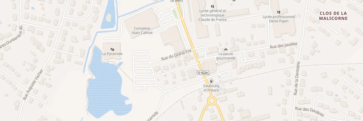 Plan du 3 Rue de la Caisse d’Epargne à Romorantin-Lanthenay