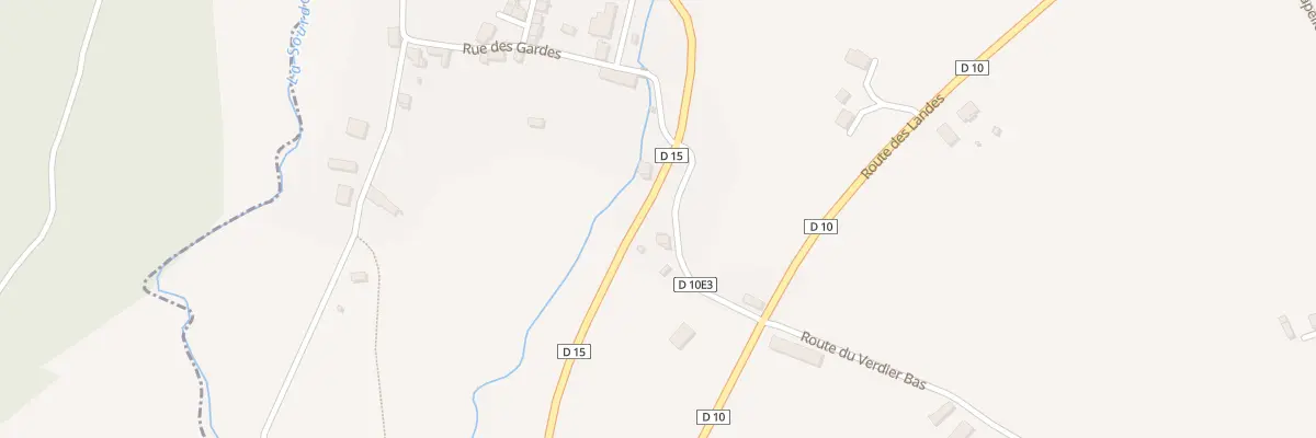 Plan du 10 Rte du Bouyssou au Pescher