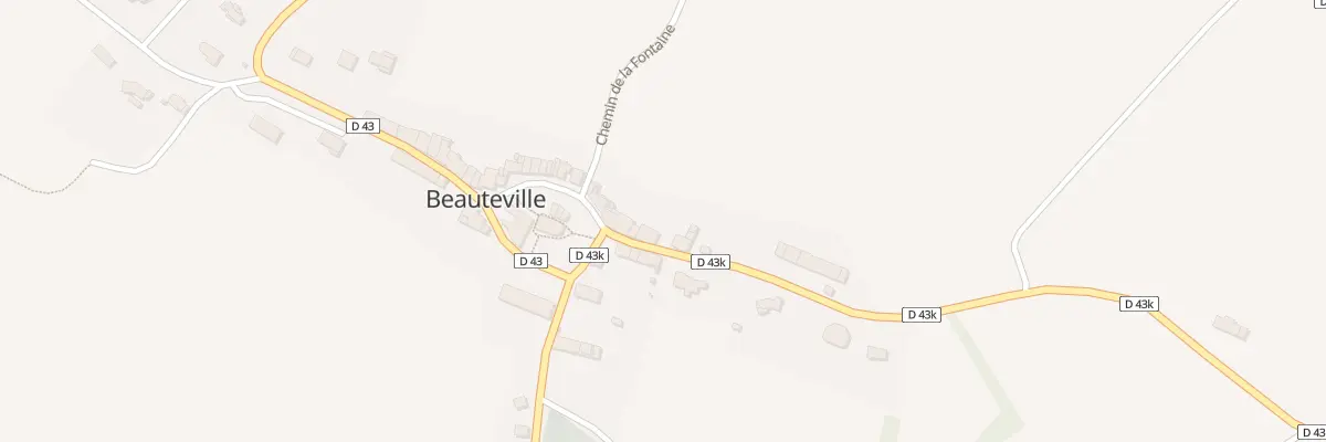 Plan du 25 Le Village à Beauteville