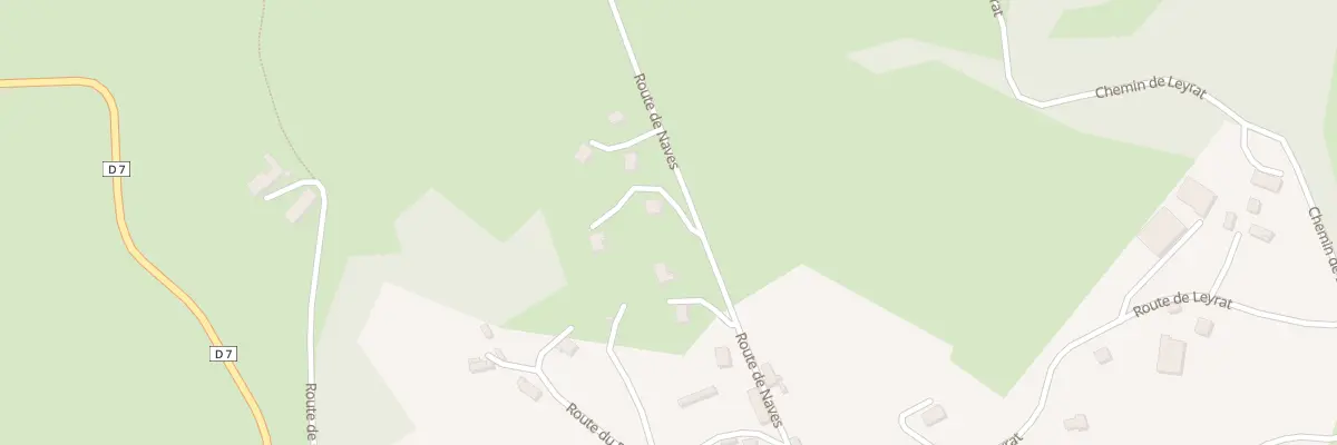 Plan du 17 Rte de Naves à Orliac-de-Bar
