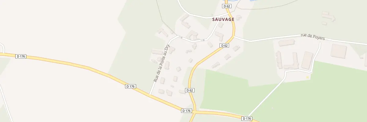 Plan du 5 Rue de Sauvage à Émancé