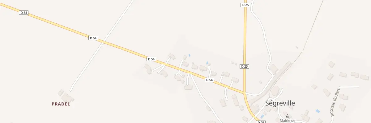 Plan du 1 Lot Font Craman à Ségreville