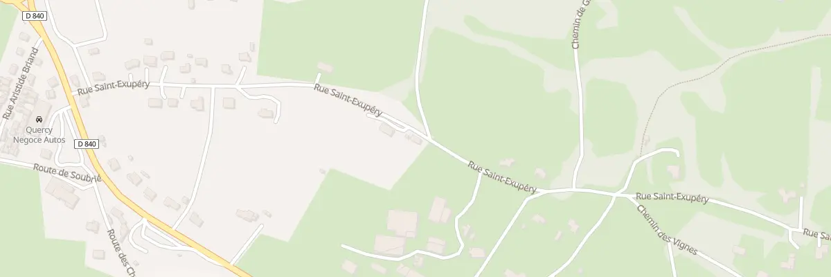 Plan du 442 Rue Saint Exupéry à Gramat