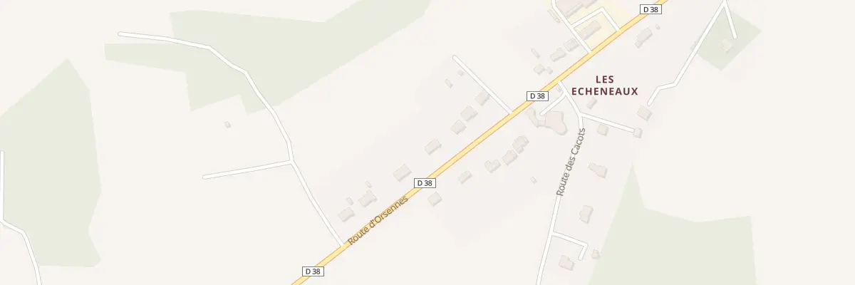Plan du 46 Rte d’Orsennes à Cluis