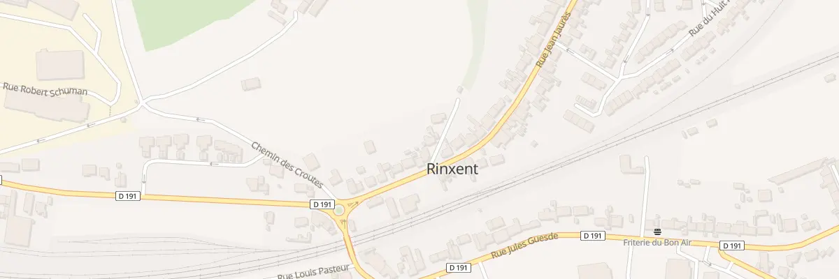 Plan du 19 Rue Jean Jaurès à Rinxent