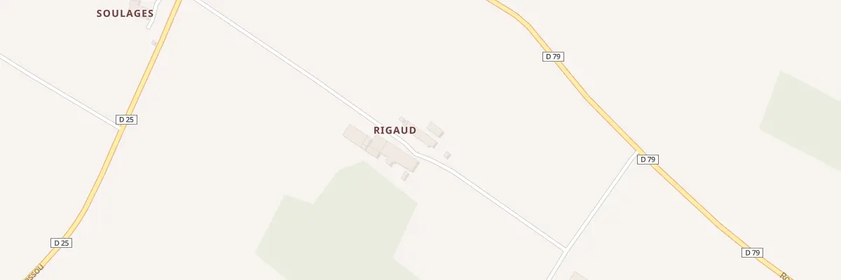 Plan du 815 Rte de Coulassou à Trébons-sur-la-Grasse