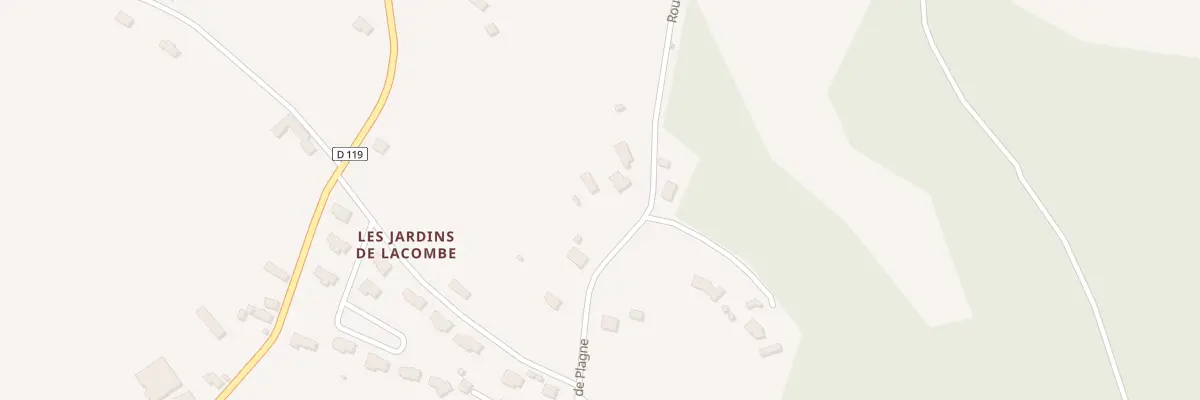 Plan du 625 Rte de Plagne à Bétaille