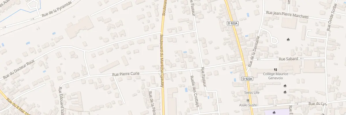 Plan du 22 Rue Emile Zola à Romorantin-Lanthenay