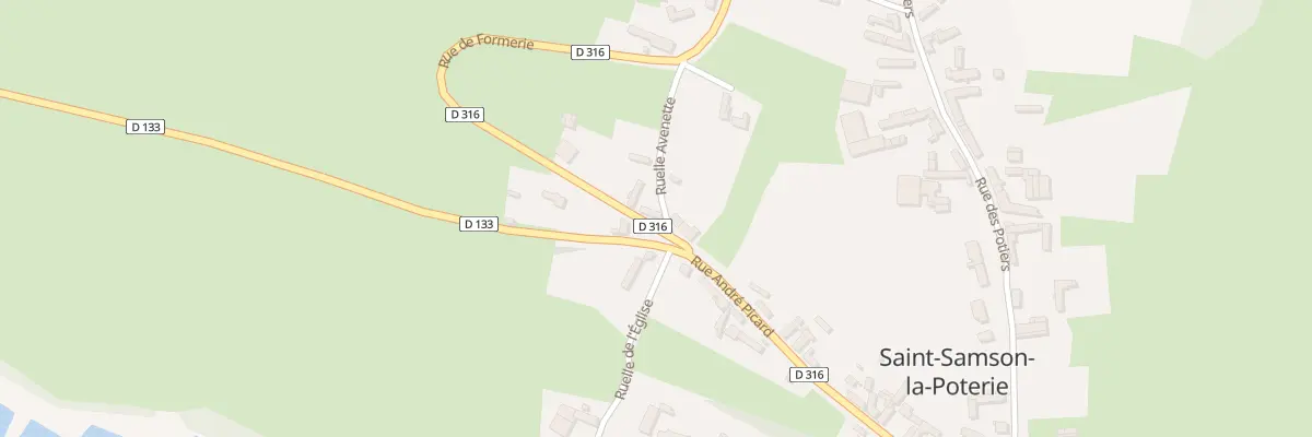 Plan du 2 Rue de Formerie à Saint-Samson-la-Poterie