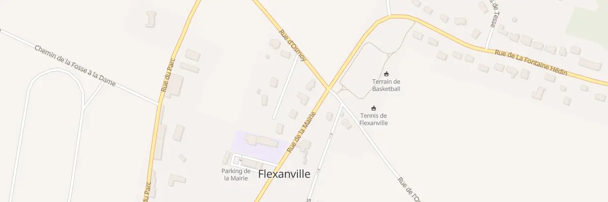 Plan du 9B Rue de la Mairie à Flexanville