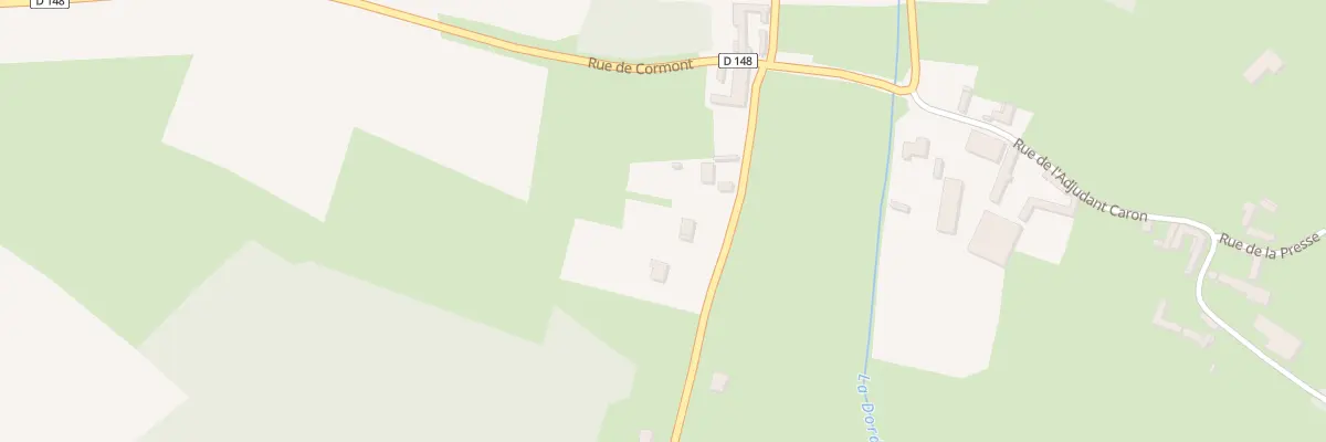 Plan du 95 Rue du Courguin à Cormont
