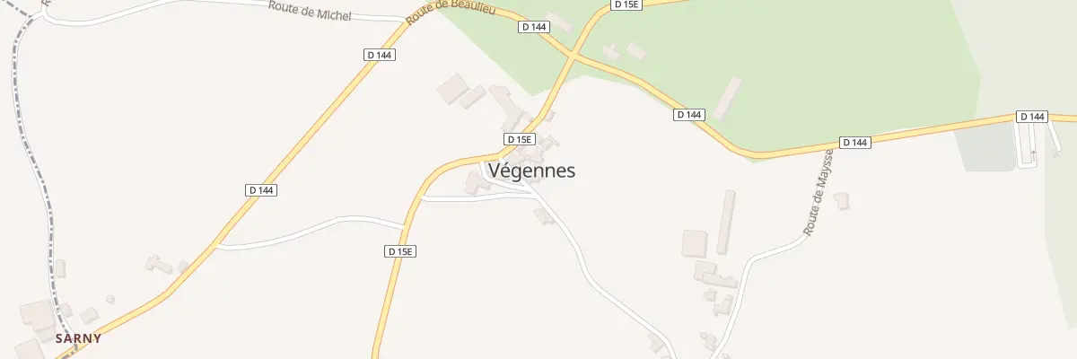 Plan du 5159 Le Bourg à Végennes