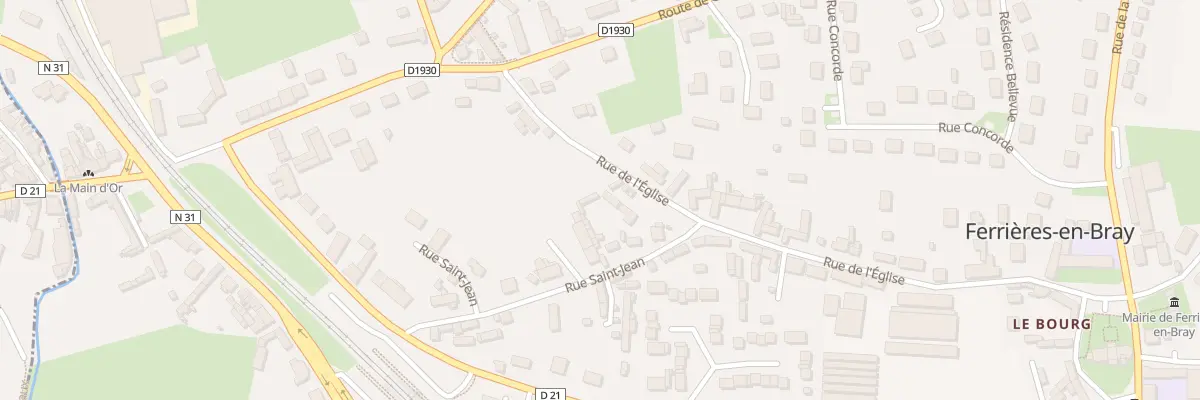 Plan du 53 Rue de l’Église à Ferrières-en-Bray