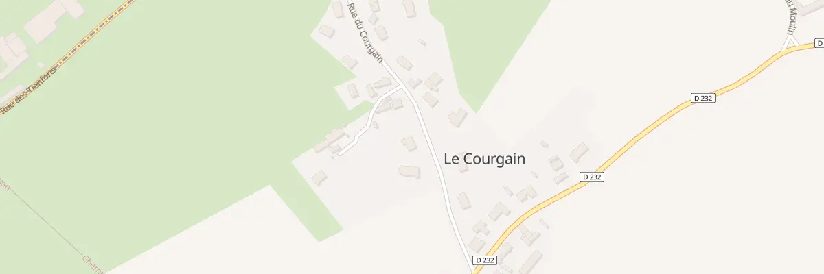 Plan du 177 Rue du Courgain à Wierre-Effroy