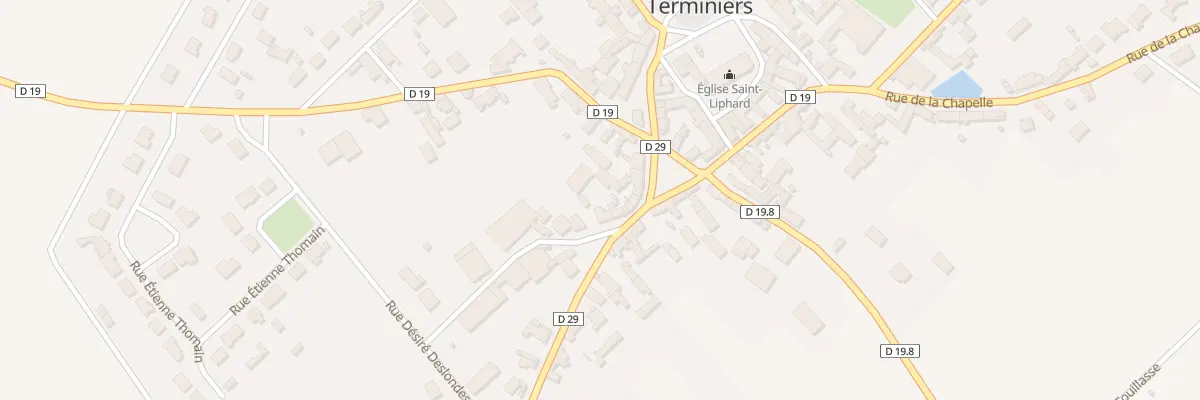 Plan du 20 Rue de Charville à Terminiers