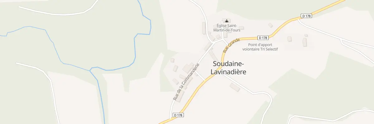 Plan du 4 Rue de la Commanderie à Soudaine-Lavinadière