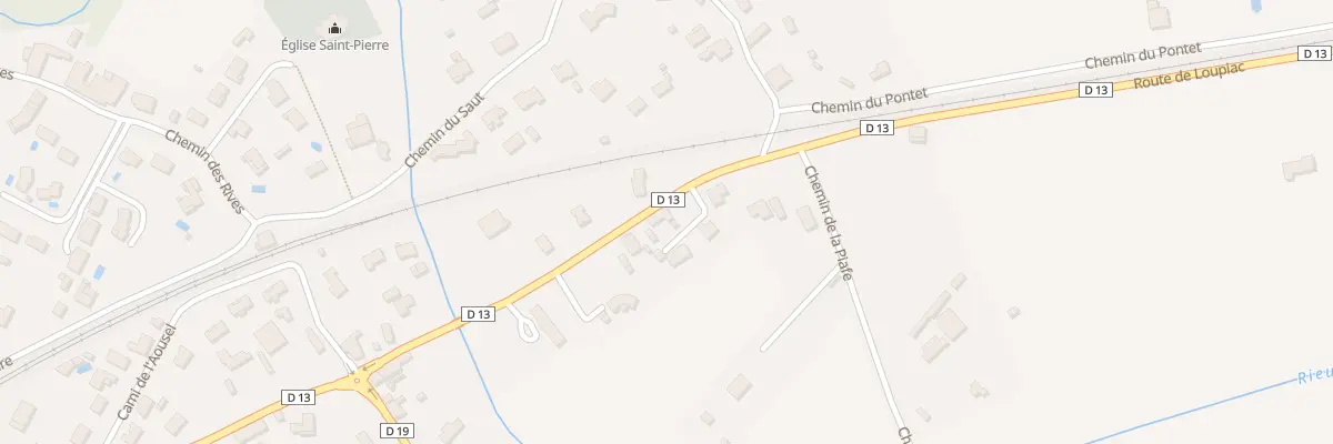 Plan du 270 Rte de Loupiac à Coufouleux